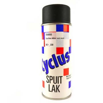 Spuitbus matzwart 400ml Cyclus