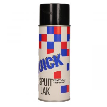 Spuitbus glanszwart 1001/554005 400ml Cyclus