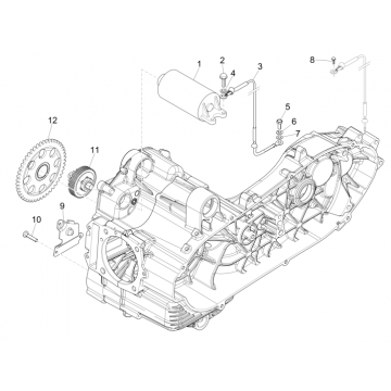 Startmotor - Starttandwiel Piaggio MP3 500 LT Business 2014-2016