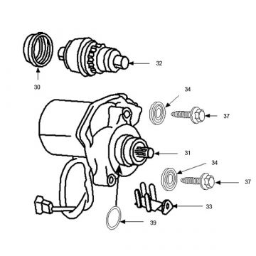 Startmotor - Bendix Peugeot Speedfight 2 50 2-takt LC Euro 2
