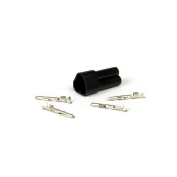 Stekker voor kabelboom BGM PRO,3 stekkercontacten Vespa,Piaggio,Gilera bus bijv. voor brandstoftanksensor Vespa PX (met plaatsluiting)