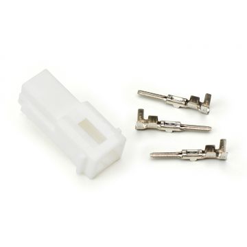 Stekker voor kabelboom BGM PRO,type 070 AM,2 stekkercontacten Vespa,Piaggio,Gilera stekker