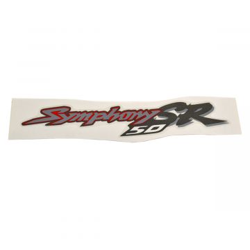Sticker motorbeplating-scherm (Symphony SR 50) SYM Symphony Sport/SR origineel 87126-X3A-000