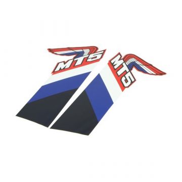Sticker set Honda MT vanaf 86 rood links + rechts