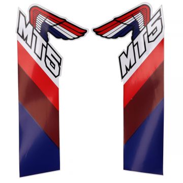 Sticker set Honda MT vanaf 86 wit links + rechts