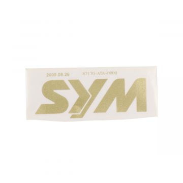 Sticker Sym goud (1 stuk)
