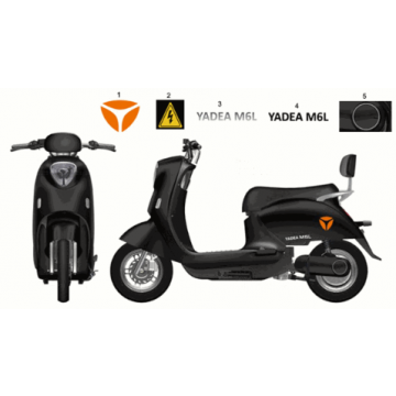 Stickers Yadea M6L