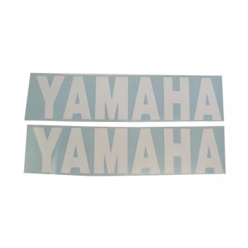 Stickerset onderspoiler Yamaha Aerox wit 2 delig