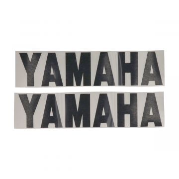 Stickerset woord Yamaha onderspoiler zwart