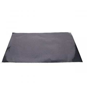 Stickervel carbon 50x35 zwart