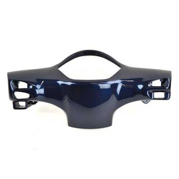 Rückseitige/untere Lenkerverkleidung Vespa Lx midnight blau 222 Original Piaggio 65293400DE
