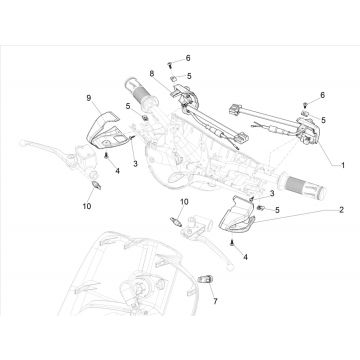 Stuurschakelaars Vespa Elettrica 25km/u SCH Euro 5 2021