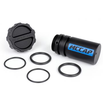 Tankdop MC Cap MotorSport Style inclusief olieopslagcontainer Piaggio Bravo,Ciao,Citta