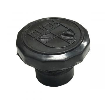 Tankdop met logo Puch Maxi 30mm diameter zwart