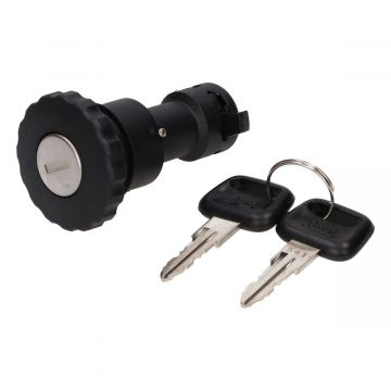 Tankdop + slot Peugeot Fox zwart SUPERTEC