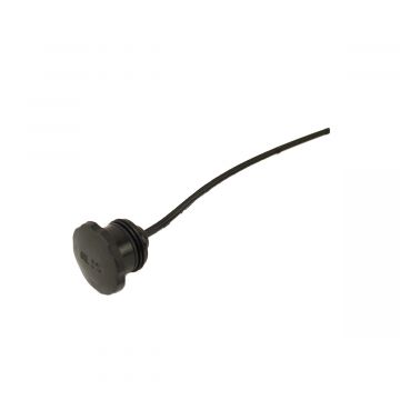 Tankdop zwart met peilstok Vespa/Gilera Citta/Ciao Supertec