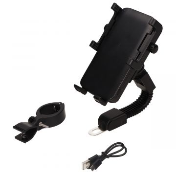 Telefoonhouder met powerbank universeel