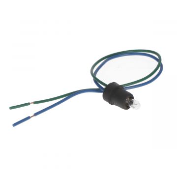 Kilmeterteller-cockpit fitting + lamp(12V 1,2W) en bekabeling universeel onder andere Beta Ark/Generic Elec