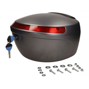 Topkoffer 26 liter E1/E 2 mat antraciet E-scooter 08-0040-1355at