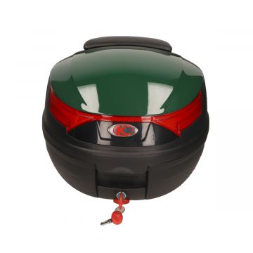 Topkoffer afneembaar met slede 32 Liter Kymco origineel Groen CG676