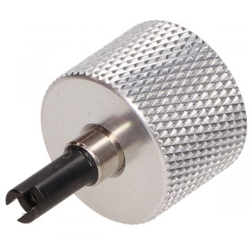 Ventiel uitdraaisleutel -Buzetti- universeel extra kort/geschikt voor tubeless bandventielen en binnenbandtype (VG5/VG8)