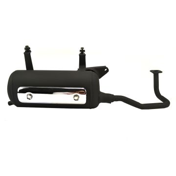Uitlaat China Retro scooter 4Takt GY-6 ovale demper