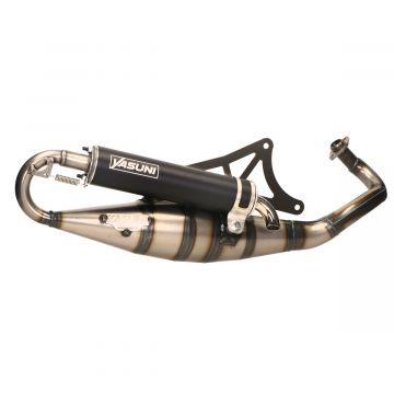 Uitlaat compleet sco piaggio 2t zwart yasuni-R tub420b