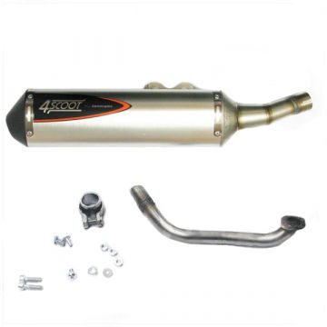 Uitlaat Piaggio X8 125-200cc / Piaggio X-Evo 125 / Aprilia Atlantic 125S Tecnigas 4Scoot CE