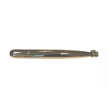 Uitlaat compleet model origineel buiten 60mm sachs 28mm chroom