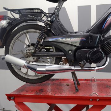Uitlaat Jamarcol-Tecno Tomos A3/A35 Grandprix aluminium-chroom