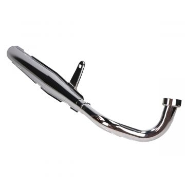 Uitlaat compleet model standaard snel Yamaha FS1 chroom