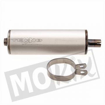 Uitlaatdemper Suzuki TSX 22mm ovaal Tecno