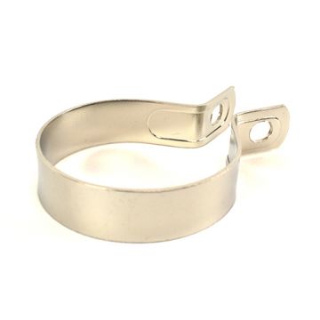 Uitlaatklem universeel rond 64mm roestvrij staal