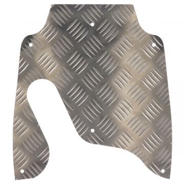 Underseat / beschermplaat onder Aprila Sr 97-00 aluminium traanplaat