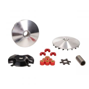 Variateurkit compleet Minarelli horizontaal-verticaal/CPI Euro 1(variobus 18x13,5mm-rollen 6,8 gram