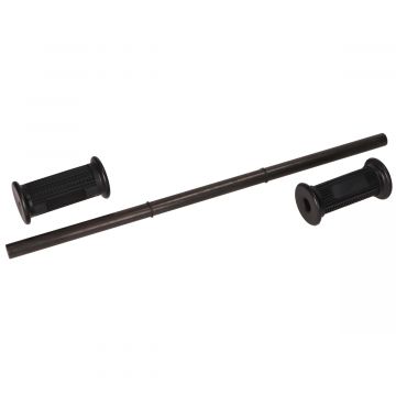 Voetsteunbeugel + rubber Puch Maxi zwart
