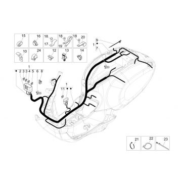 Kabelboom Vespa Sprint 125 3V IE ABS