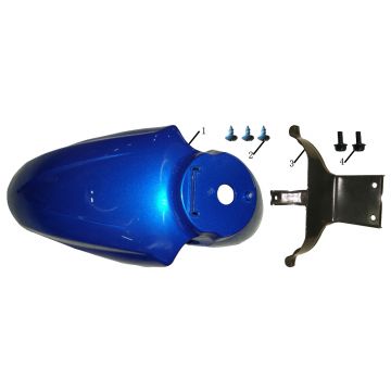 Voorspatbord China Touring blauw