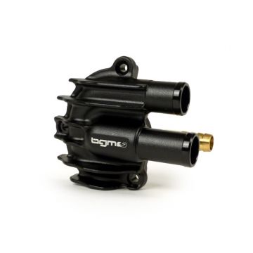Waterpompdeksel BGM PRO Faster Flow Vespa GT,GTS,GTL,GTV 125-300,GTS300 HPE zwart geanodiseerd