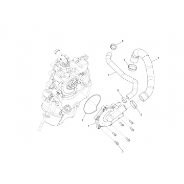 Waterpomp Piaggio MP3 500 LT Business 2014-2016