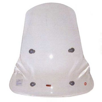 Windscherm hoog transparant Gilera Runner 50-125-180-200 Faco