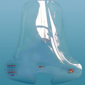 Windscherm hoog transparant Piaggio Zip 2/4-takt 2000-> Faco
