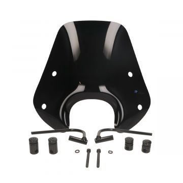 Windscherm laag Piaggio Zip 2000 zwart glans (made in eu) scooter