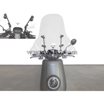 Windscherm hoog transparant Niu N1S Biondi (zonder bevestigingsset)