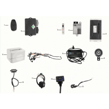 Wire harness assy / battery / charger Yadea C1S