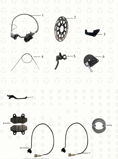 Brake Yadea T9L
