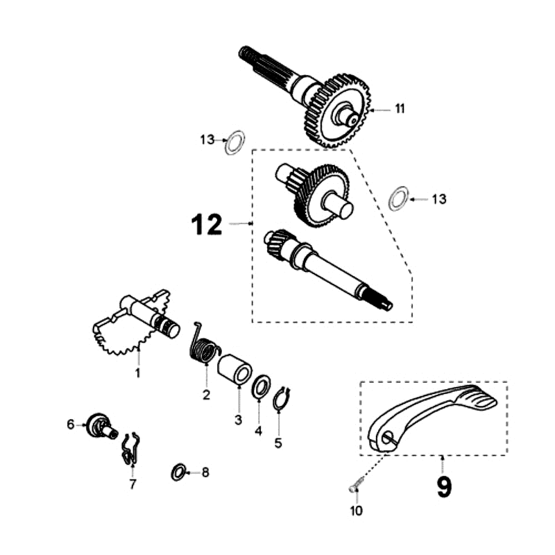 Vertanding - Kickstarter Peugeot Ludix 10 Zwart