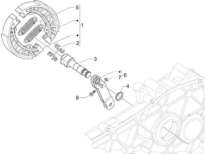 Remdelen Piaggio Liberty 4-takt