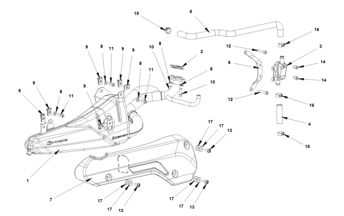 Uitlaat Bye-Bike