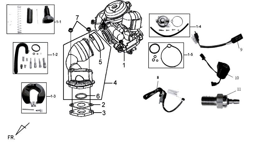 Carburateur Sym Mio-Carburateur Sym Mio-1